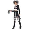 Fever Womens/Ladies Gothic Cheerleader Costume