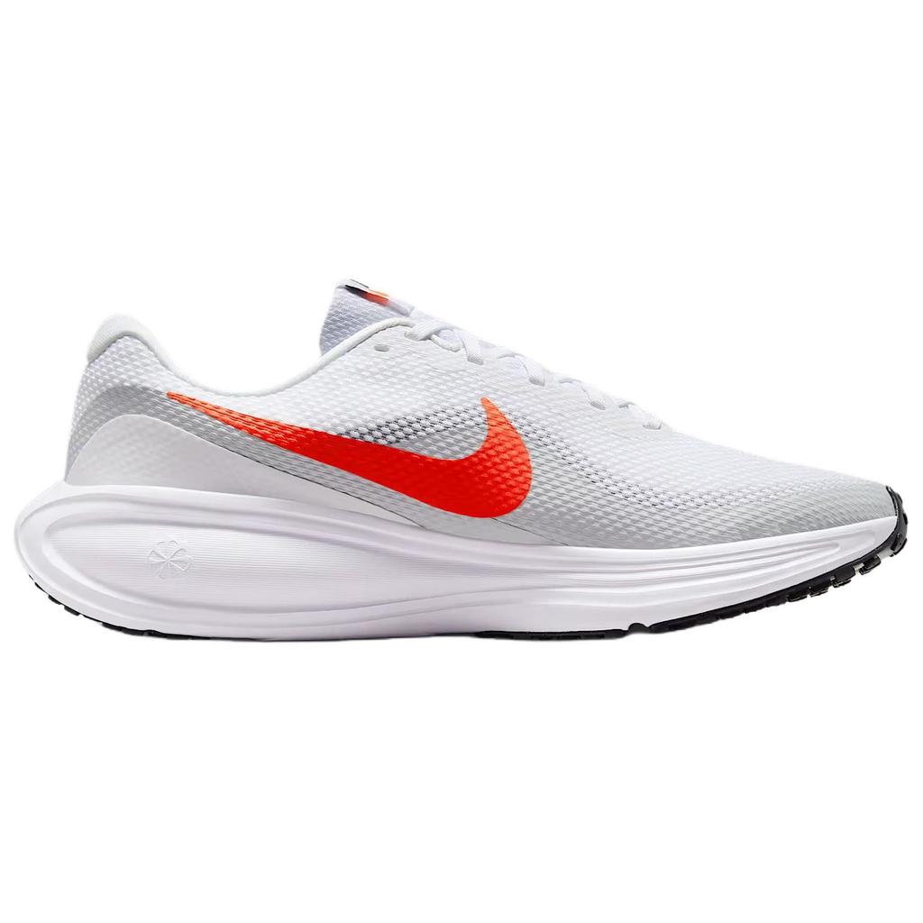 Nike Revolution 8 White Pure Platinum Black Bright Crimson Sneakers HJ9198-102