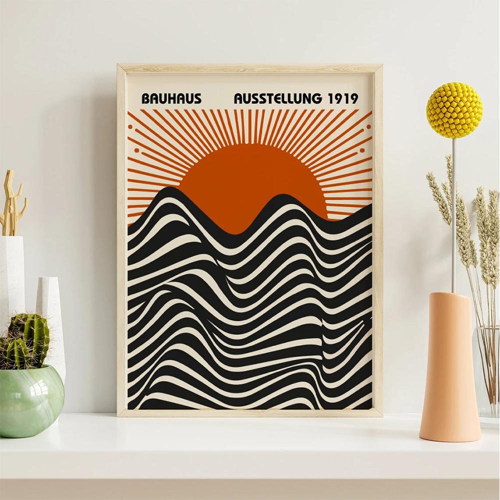 Trendy Gallery Wall Exhibition Matisse Picasso Museum Bauhaus Wall Art Canvas Painting Posters For Living Room Home Decor