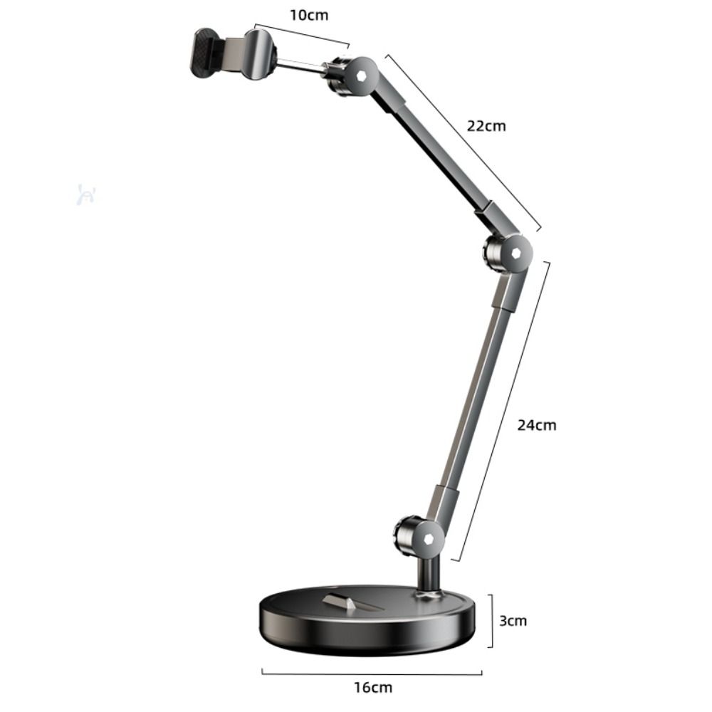 Alloy Phone Overhead Shooting Bracket Rotatable Desktop Live Broadcast Stand  Home
