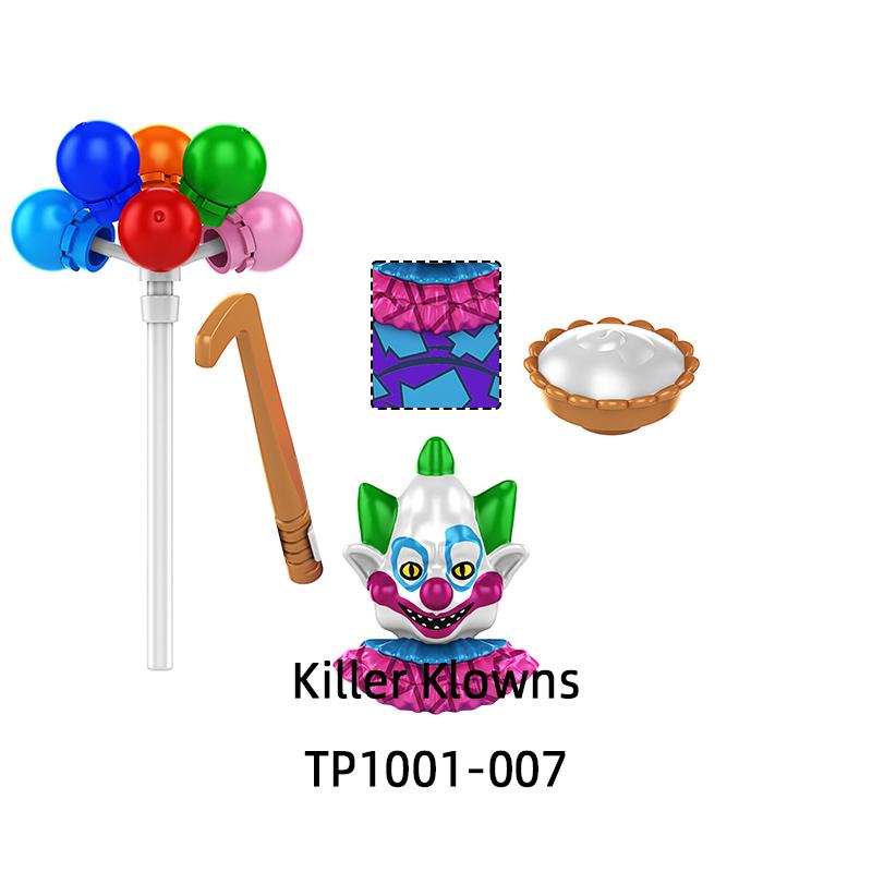The TP1001 Killer Klowns Action Figures Model Blocks MOC Bricks Set Gifts Toys