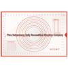 Silicone Baking and Kneading Mat with Rolling Pin and Heat-Resistant Pad