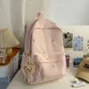 Schoolbag new Japanese high-value girl schoolbag primary school students sweet candy-colored backpack junior high school light shoulders