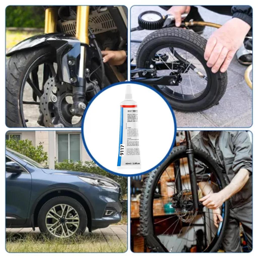Car Tire Sealant, Tire Scratch Repair Adhesive - Auto Repair Tire Glue Sealant -