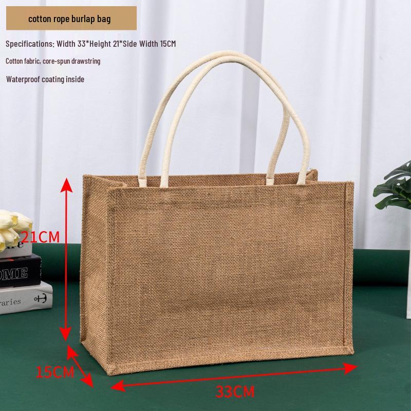 MUJI Linen Canvas Tote: High-End Commuting and DIY Gift Bag