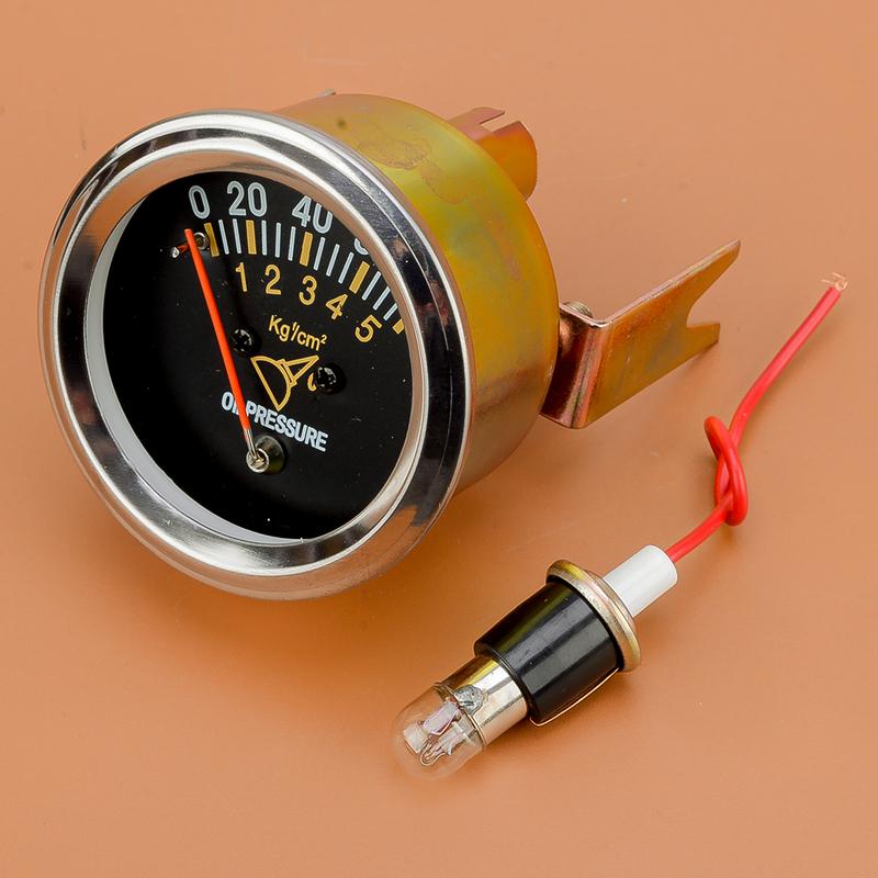 2" 52mm Mechanical Oil Pressure Gauge Meter 0-80 PSI Car Universal 12V