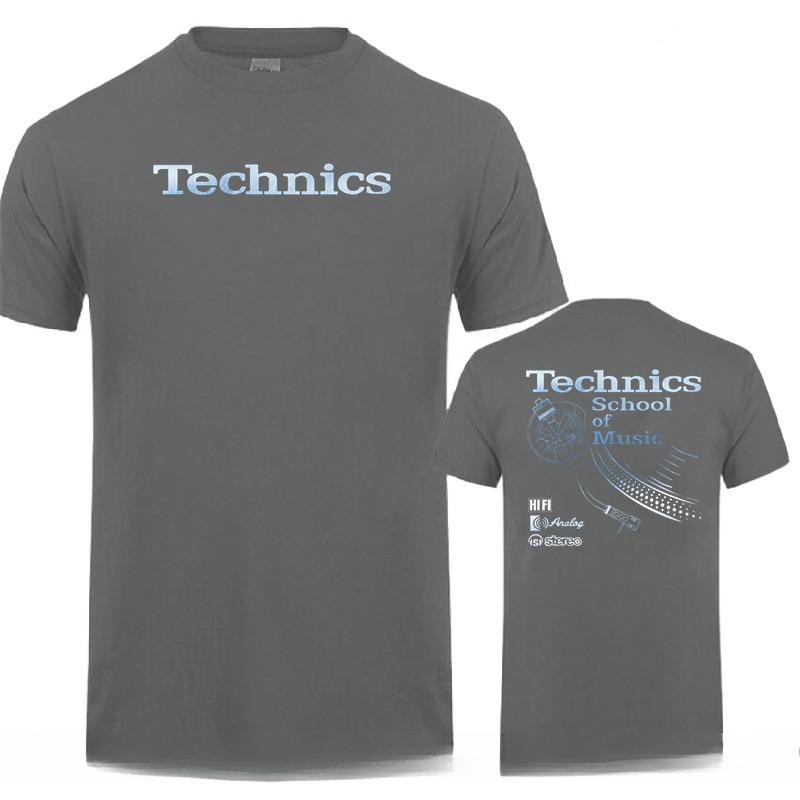 Vintage Deejay Shirt Long Play Tshirt Technics School Of Music T Shirt Unisex Retro Dj Music Tshirt Hot Sale Fashion Top Tee Shirt