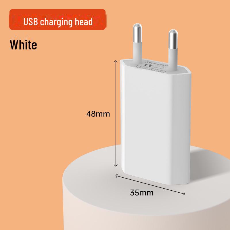 4. Generation 5V1A USB-Ladegerät nach europäischem Standard mit Flachsteckeradapter
