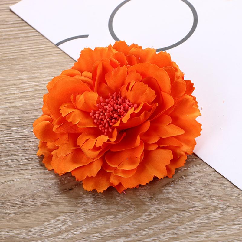 Bohemia Style Big Peony Flower Hair Clips Bridal Flower Barrettes Hair Decoration Brooch DIY For Bag Sunhat Hair Accessories