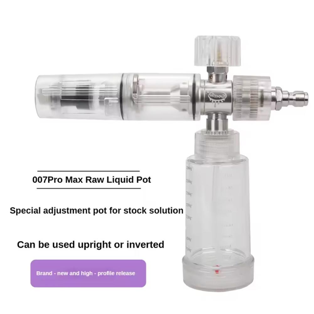 100ml Adjustable Water Foam Pot With 1/4 Inch Quick Connector Soap Foam Spray Bottle Pressure Washer Gun For Car Wash I5X3