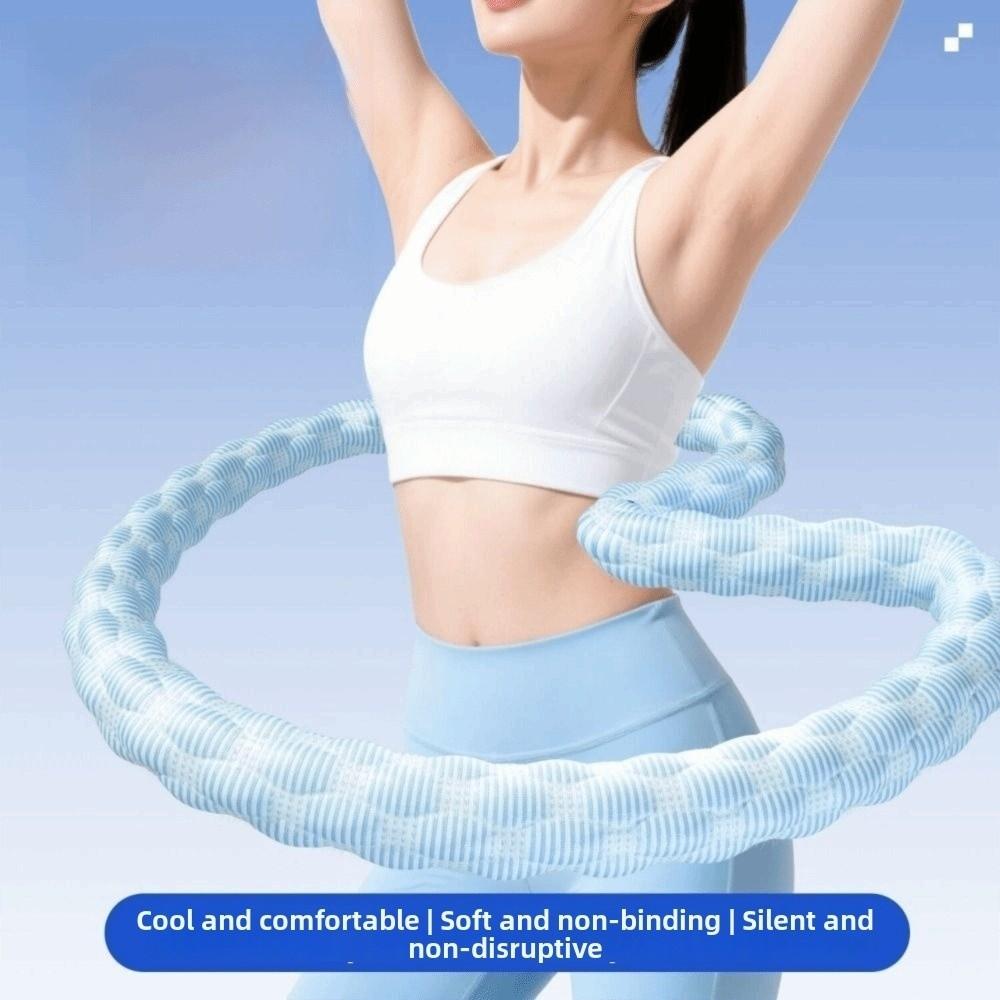 Design Silenzioso Anello Dimagrante Raffreddante Seta Ghiacciata Fascia Vita Fitness Cerchio Yoga a Molla Fitness Casalingo