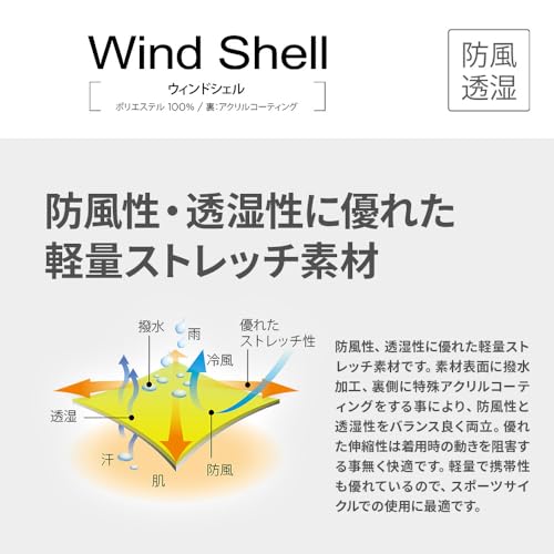 Pearl Izumi Stretch Windweste, Nebel, Größe L