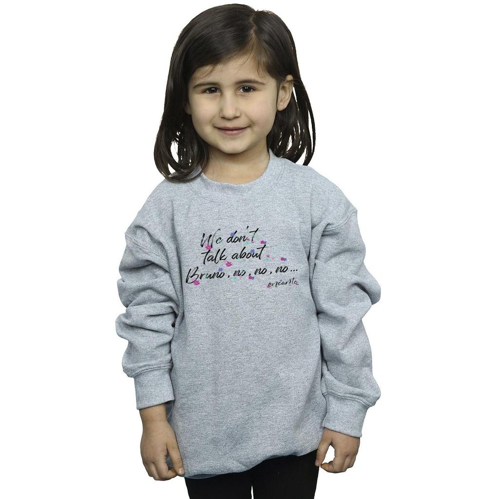 Disney Girls Encanto We Dont Talk About Bruno No No Sweatshirt
