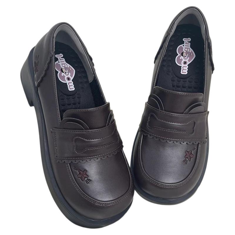 Thick-soled Heightening Round Head JK Uniform Shoes Women's Spring and Autumn New Super Soft and Comfortable Student Shoes Lolita