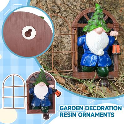 Garden Gnome Ornament, Gnome Resin Handicraft, Garden Ornament, Statue Decoration, Outdoor Handicraft Ornament