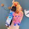 Cartoon Chameleon Bear Keychain Female Couple Car Bag Doll Key Chain Pendant Creative Small Gift
