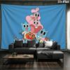 Custom Name,Gumball Wall tapestry, aesthetic printed fabric blanket, suitable for bedroom, living room, and home decor.