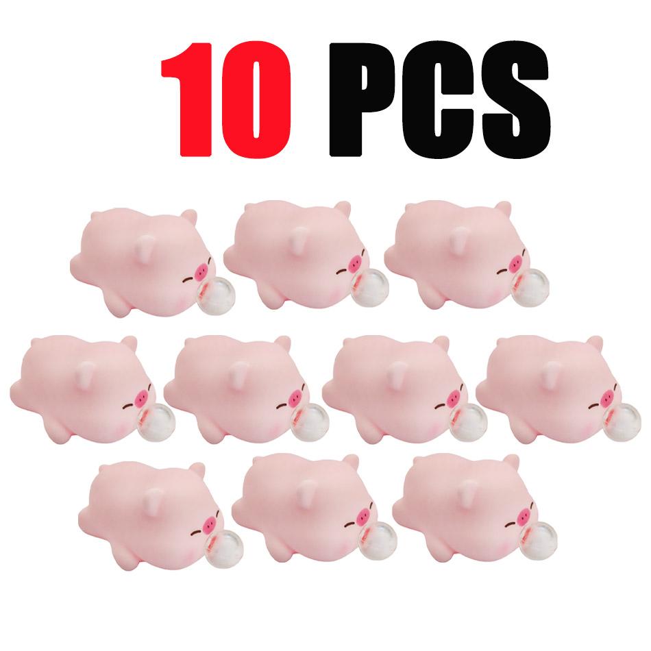 Cute Animal Bubble Squeeze Toys, Panda & Pig Slow Rebound Squishies Office Gags and Stress Relief Viral Desk Gadgets for Pranks