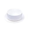 Ceramic Double-Handle Soup & Dessert Bowl Set