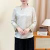 Stilvolles chinesisches Oberteil für Damen, Frühjahr 2026 - Elegant, Verjüngend, Hochwertiges Gefühl
