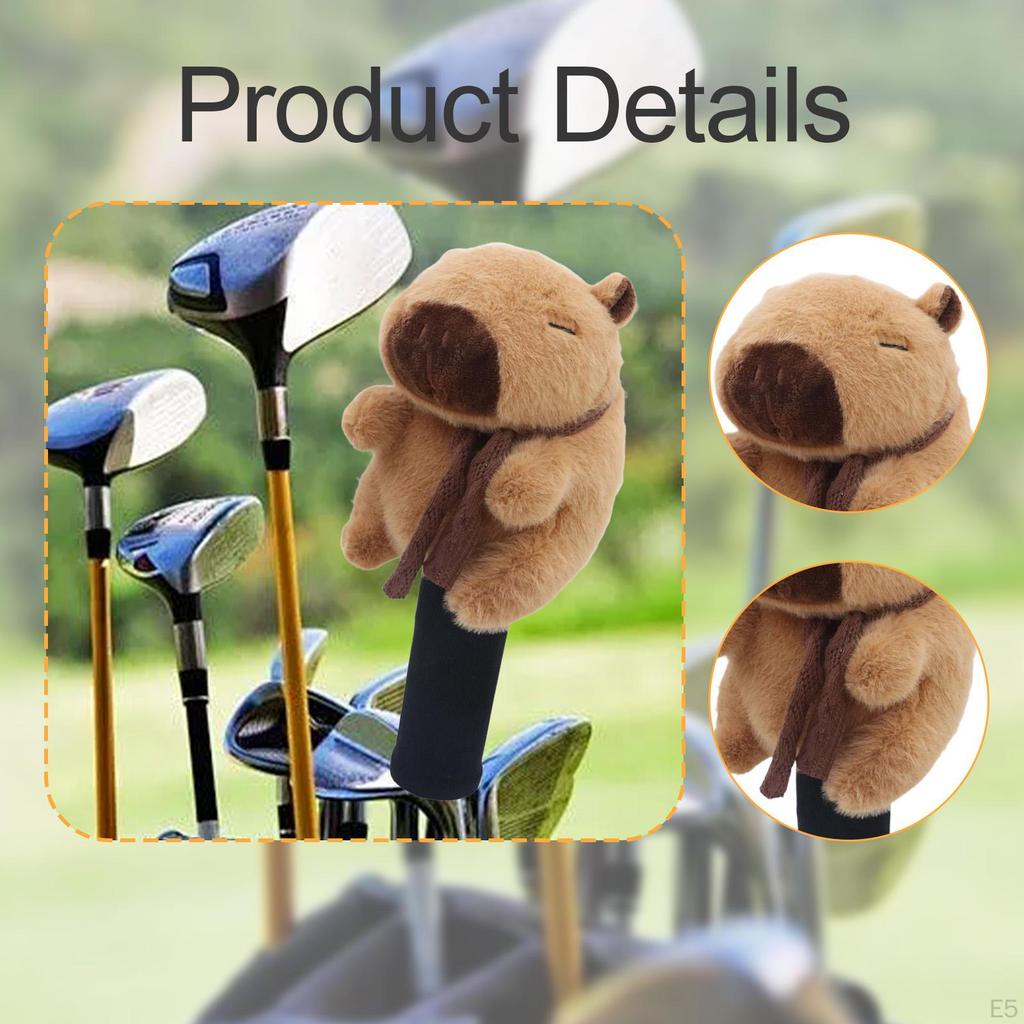 Capybara Golf Club Headcover for Fairway Wood, Scratch Guard Sleeve