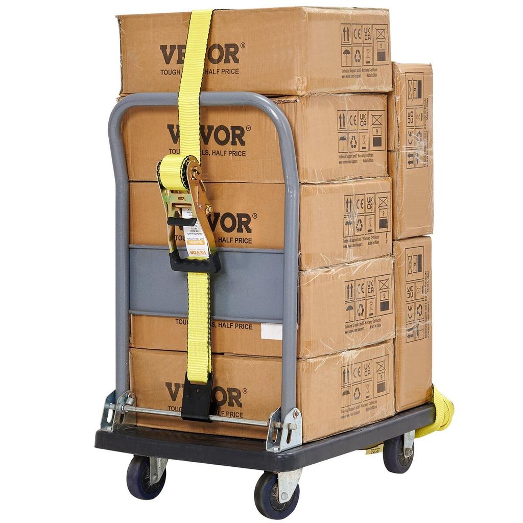 Ratchet Tie Down Straps (10PK), 10000 lb Break Strength, Endless Ratchet with 10 Premium 2" x 30' Tie Downs Heavy Duty, Track Spring Fittings for