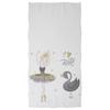 Watercolor Gymnastic Elegant Dance Girl Beach Towel Ballet Girl Soft Absorbent Bath Towel Quick Dry Towel for Bathroom Hotel Gym