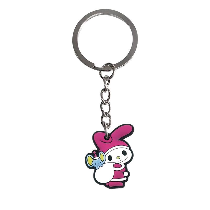 Melody Cartoon PVC Rubber Keyring & Backpack Pendant Keychain Gift