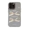 Bow-shaped Makeup Mirror Phone Case For Iphone 16 17 15 Pro Max 14 Plus 13 12 11 17Air 17E 16E Funda Coque Phone Cover