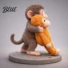 Schlafzimmer Dekoration Affe 3D Gedruckte Figur Niedlich Klein Hält Plüschtier Dekorative Statue Sammlerstück Ornament für Zuhause Büro Wohnzimmer