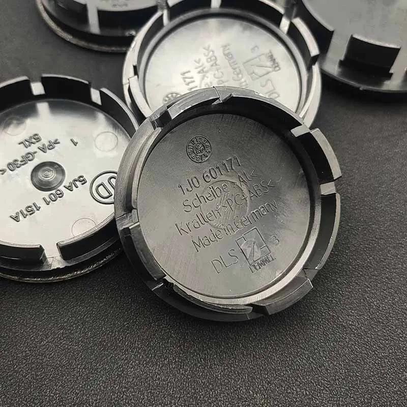 Für VOLKSWAGEN VW 4 Stück 56/65/66mm Auto Radnabenkappen Nabenkappen Zubehör für Volkswagen VW GTI Golf Jetta Polo Beetle