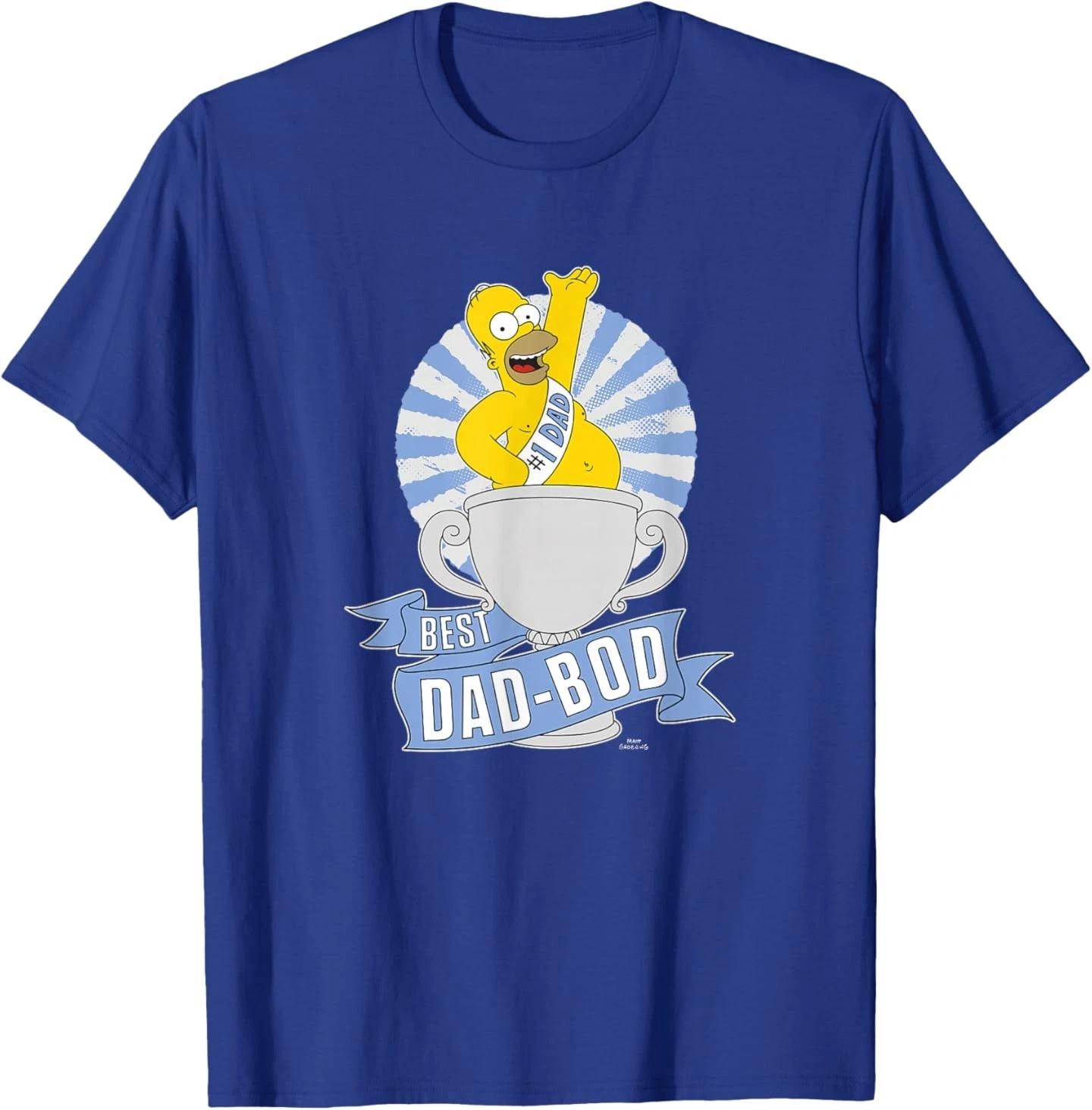 The Simpsons Father s Day Homer Best Dad BOD T-Shirt XL