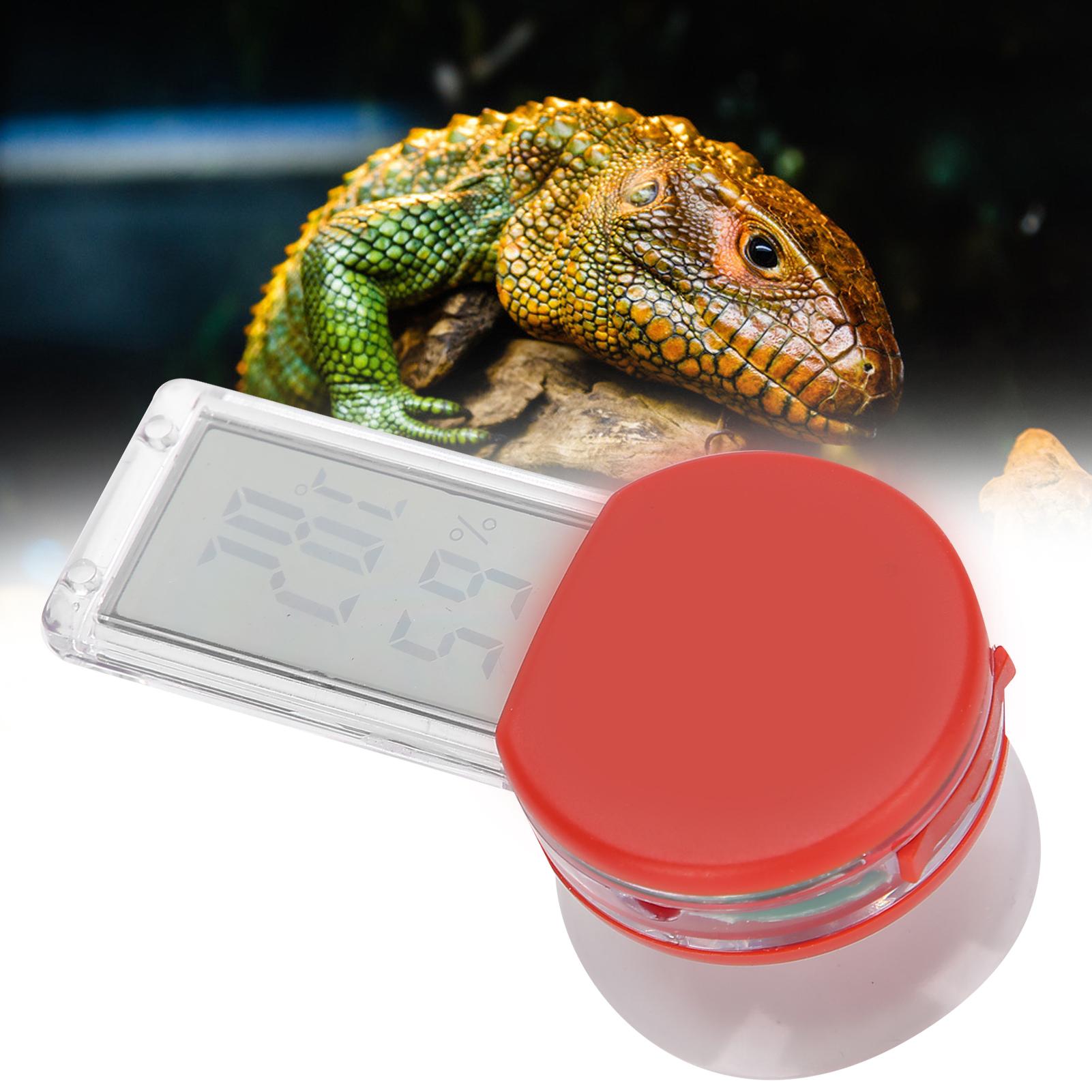 Reptile Terrarium Thermometer Hygrometer Digital Display Pet Temperature Gauge