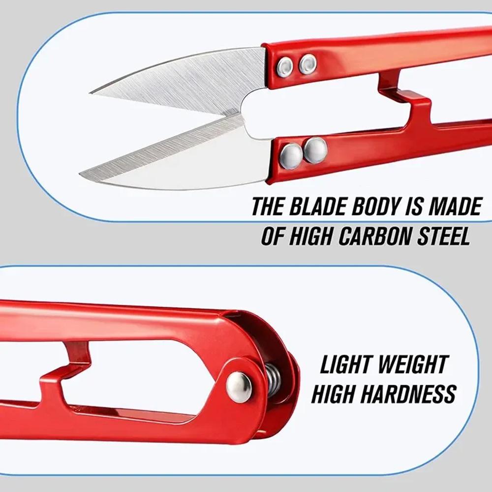 6 STÜCKE Farbiger Kunststoffgriff Scharfer Fadenentferner, Handnähen Kreuzstichwerkzeug, Knopflochmesser, Fadenentferner-Set