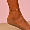 Bohemia Colorful Beads Tassel Anklet for Women Vintage Female Summer Beach Barefoot Bracelet On Leg Zircon Gift