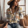 1116 New Women's Shirt Many Cats 1D Digital Printing Anime Cute Style Fashion Trend Japan and Korea Casual