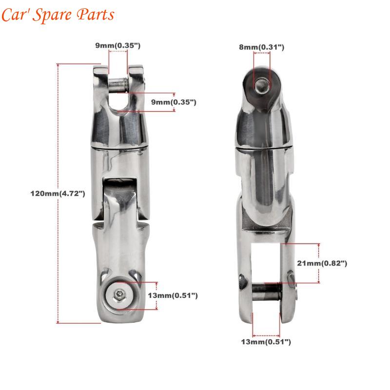 Y4UA Rustproof Boats Anchors Chain Swivels Connector Stainsless Steel Anchors Hardware
