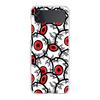 Phone Cover For Samsung Galaxy Z Flip 6 5 4 Case Transparent For Samsung Z Flip 3 Hard PC Foldable Shell The Eye Of Cthulhu Bags