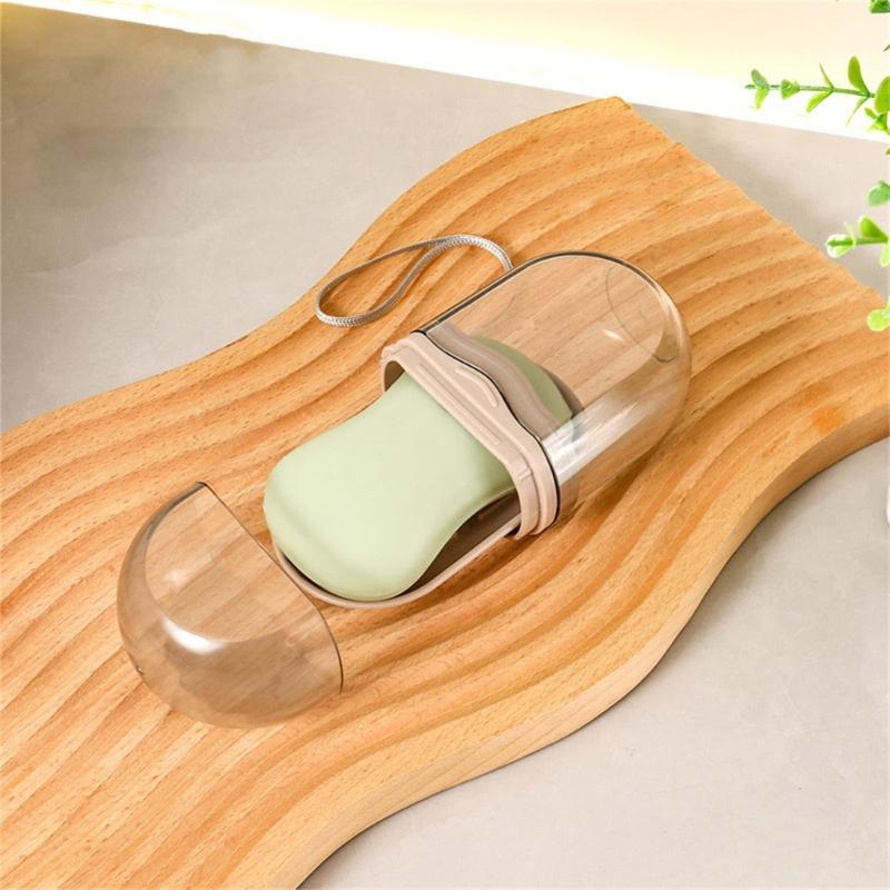 Watertights Soap Box Ventilated Bottom Compactly Design Soap Dish Practical Drainage Feature For Daily Use For Business
