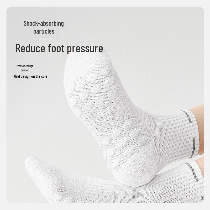 Men's Mid-Calf Anti-Odor Anti-Slip Running Socks for Autumn