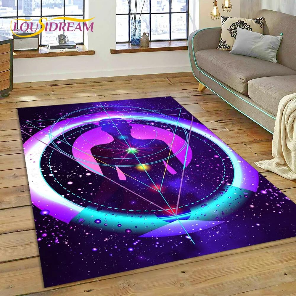 Naturalize Yoga Zen Meditatie Regenboog 7 Chakra Tapijt Vloerkleed voor Thuis Woonkamer Slaapkamer Bank Deurmat Decor, Vloerkleed Antislip Mat