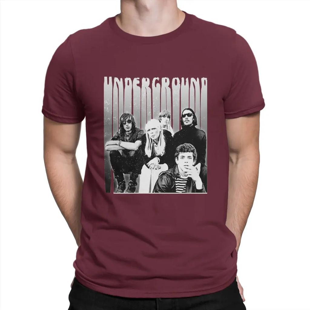 Men's T-Shirt Received The 2017 Grammy Lifetime Achievement Award Combination Cotton Short The Velvet Underground T Shirts