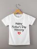 Happy Mothers Day Mommy Cute Kids Gift Graphic T Shirt