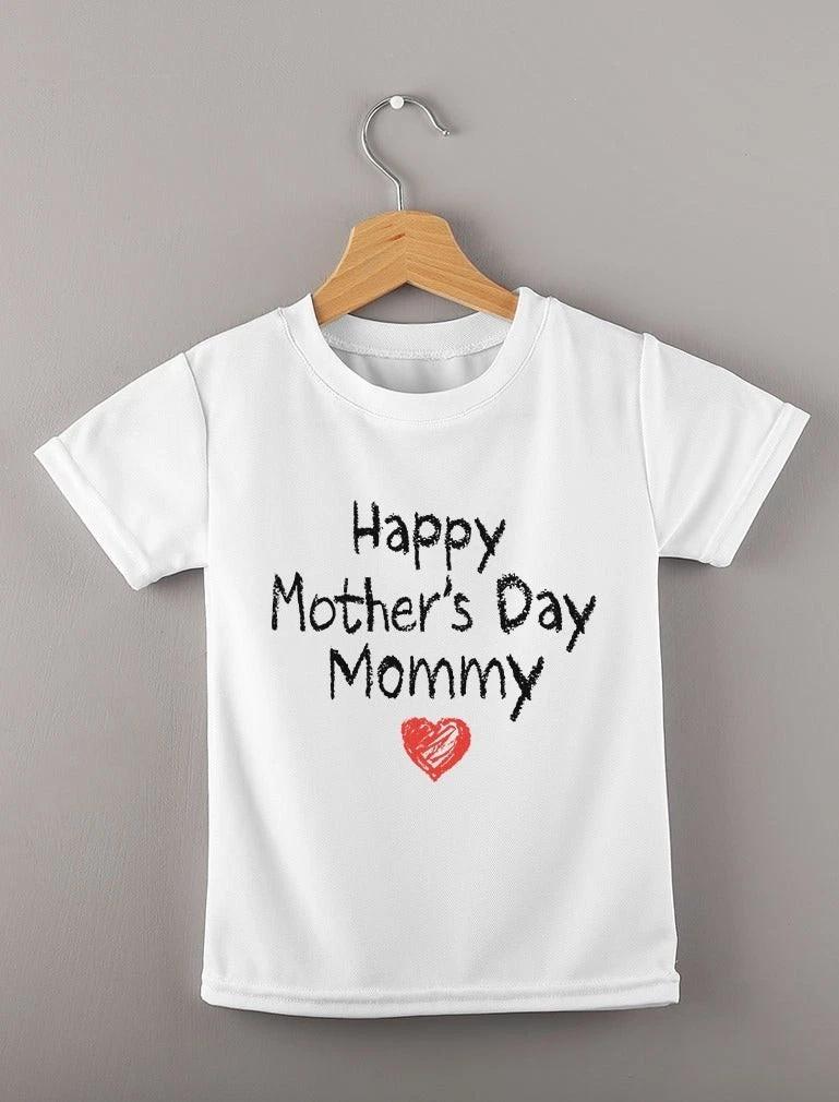 Happy Mothers Day Mommy Cute Kids Gift Graphic T Shirt XL