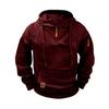 Spring and Autumn Men's Sweater Hoodie Zipper Multi-pocket Pullover Sports Casual Sweater