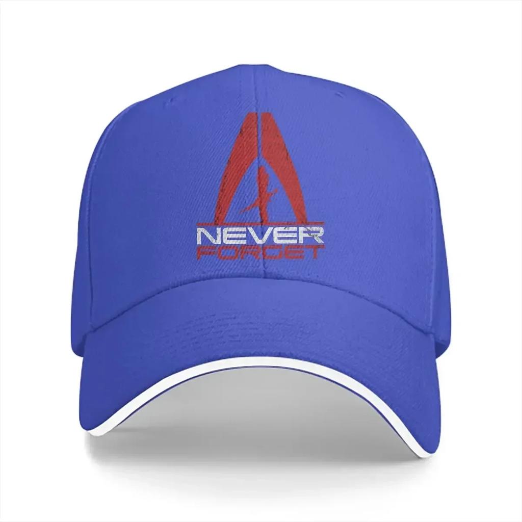 Washed Unisex's Baseball Cap Mass Effect Game Never Forget Sports Snapback Caps Dad Hat  Golf Hats