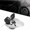 Motorcycle Fuel Gas Cap Tank Cover with 2 Keys for VT750RS Shadow RS 2010 To 2011