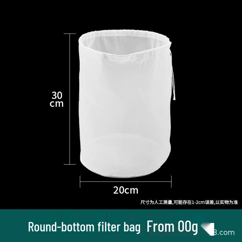 Food Grade Round Filter Cloth Bag - 100 & 200 Mesh for Soy Milk & Juice