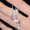 Geometric Necklace Water Drop Neck Chain New Pendant Necklace  Daily Wear