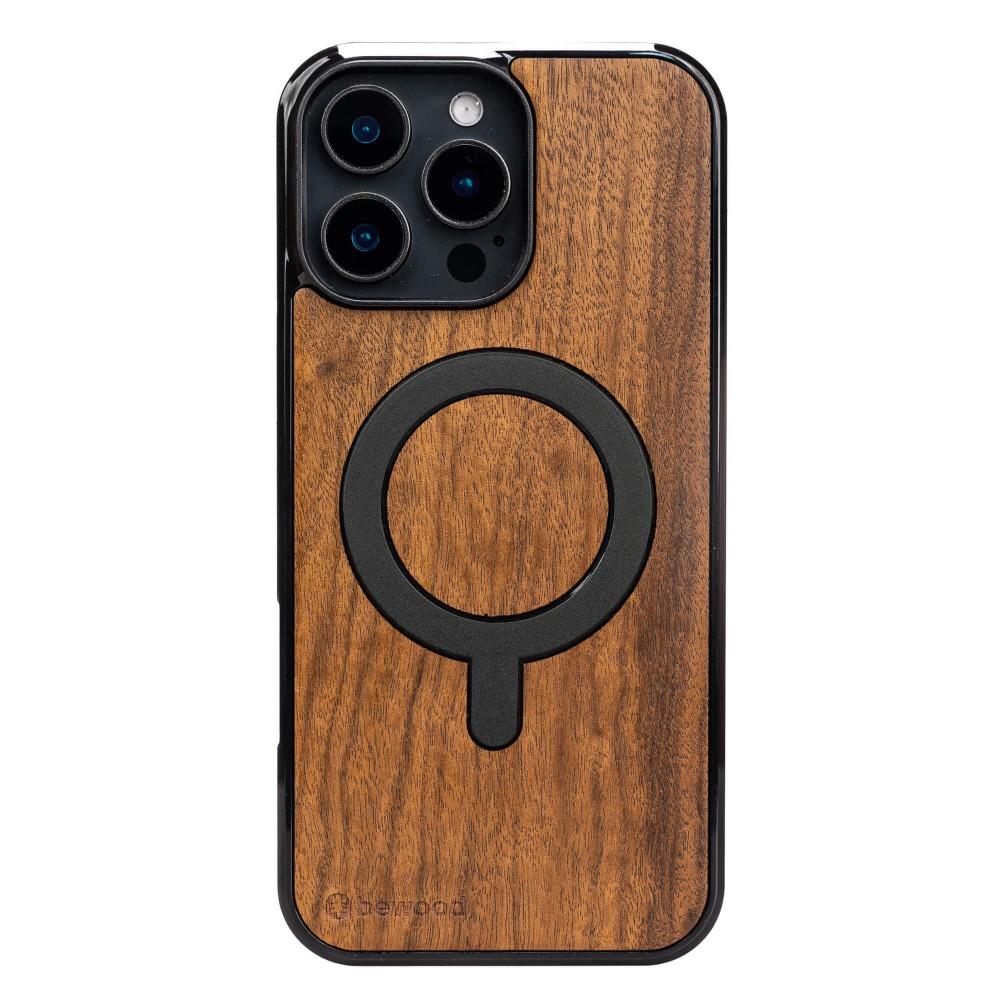 Bewood Wooden Case for iPhone 16 Pro Max imbuia with MagSafe